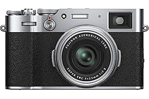 Fujifilm 16642965 X100V Mirrorless Digital Camera, Silver