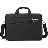Stylish Laptop Carry Case Bag with Shoulder Strap, LYCSIX66 Nylon Breifcase for 12.9 iPad Pro / 13 Inch MacBook Air Pro / 13.3 Inch Notebook Computer/ Ultrabook &ndash; black