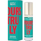 SIMPLY SEXY Affirmations Yours Truly Pheromone Perfume Oil - Fruity Floral Scent with Notes of Natural Fresh Lemon, Sweet Bergamot, and Mandarin - Roll-On Perfume for Women - 0.34 fl oz (10.2ml)