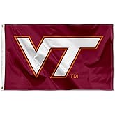 College Flags & Banners Co. VA Tech Hokies Maroon VT Flag