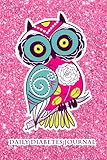 Blood Sugar Logbook (Glycemic, Glucose Tracker) Cute Sparkly Owl - Friendly Diabetes Glucose Log for by Retro Kid, Retro Kid Publishing