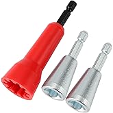 Wire Twister Tool for Drill, Connector and Cable Quick Stripping - Wire Nut Twister for Electrical Power Drill, 2 Pcs Silver,