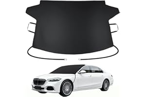 Subody Cldkz Windshield Cover for ice and Snow | 600D Three-Layer Composite Waterproof,Sunshade,Dustproof Fabric |Windshield Snow Cover for car, SUV, Truck|Winter car Accessories|car Windshield Cover