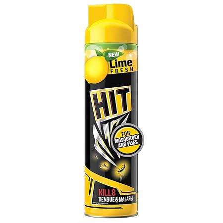 HIT Spray, Flying Insect Killer, Lime Fragrance (700ml) Mosquito & Fly Killer Spray, Instant Kill, Deep-Reach Nozzle