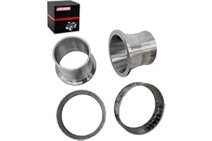 JINFANNIBI Exhaust Port Pipes Torque Cone Gasket Seal Kit Compatible for Harley Big Twin Softail Dyna Sportster 883 1200