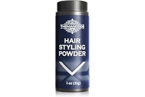 THEMANCODE Texture Powder for Men, Easy to Apply Lightweight Hair Styling Powder Adds Volume and Texture for a Natural Look, 
