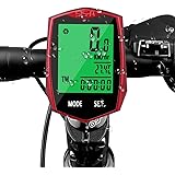 Cycling Computer, Aodoor Wireless Bike Computer Speedometer LCD Screen Waterproof Speedometer Backlight Motion Sensor for All Bicycles