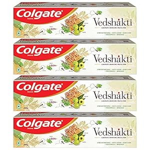 Colgate Swarna Vedshakti 800g (200g x 4, Pack of 4) Ayurvedic Gum CareToothpaste with Anti-Germ Properties For Whole…