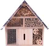 AllPetSolutions Wooden Insect Hotel with Metal Roof - 29.5x9x28cm view 2