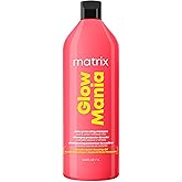 Matrix Hair Gloss Shampoo For Dull and Color-Treated Hair, Professional Sulfate-Free Formula With Glycolic Acid and Rosehip O