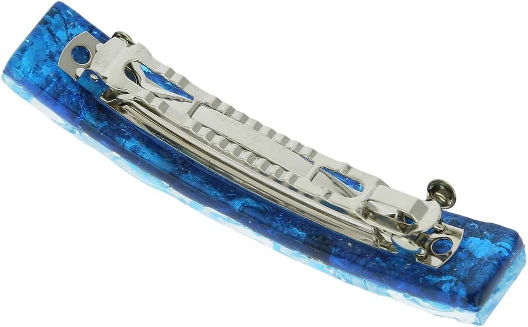 Venetian Reflections Hair Clip - Aqua Silver by GlassOfVenice - Image 4