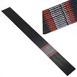 Lot De 12 Flèches Carbone ACCMOS Spine 250-1800 - Pour Tir Et Chasse, 32 Pouces