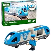 BRIO World - 33506 Travel Battery Train | 3-Piece, Battery-Operated Toy Train Set | Ideal for Kids Ages 3 and Up | Compatible with All BRIO Train Sets