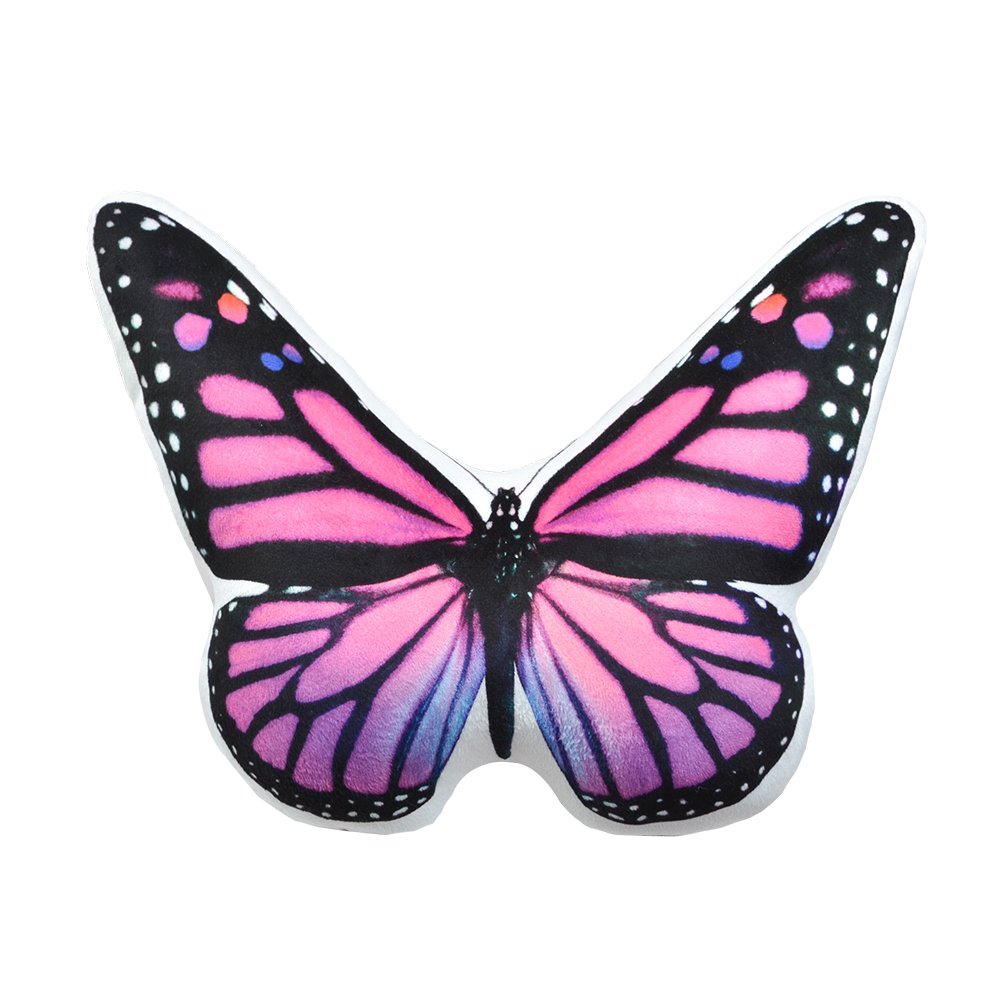 Jwh 3d Animals Pillows Lifelike Butterfly Shape Cushions Stuffed