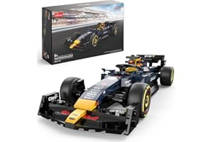 RASTAR 1/24 RedBull F1 Racing Car Building Bricks - Gift for F1 Fans - Officially Licensed 333PCs Oracle RedBull Formula 1 RB19 Car Model Building Kits for Play and Display