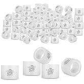 Pack of 100 Foskan 3/4 Inch PEX A Expansion Rings,F1960 Expansion Sleeves,Compatible with PEX A Pipe and expansion Fittings f