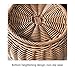 Yosayd Woven Basket Bread Roll Basket Serving Basket for Food Fruit Cosmetic Storage Tabletop and Bathroom Storage Basket (Round,1pc)