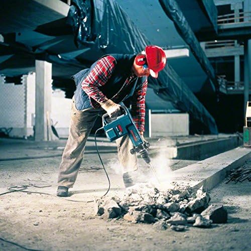 Bosch Professional Demolition Hammer with SDS max GSH 11 E (110V, 1.500W, incl. Auxiliary Handle, Flat Chisel, SDS max - Image 3