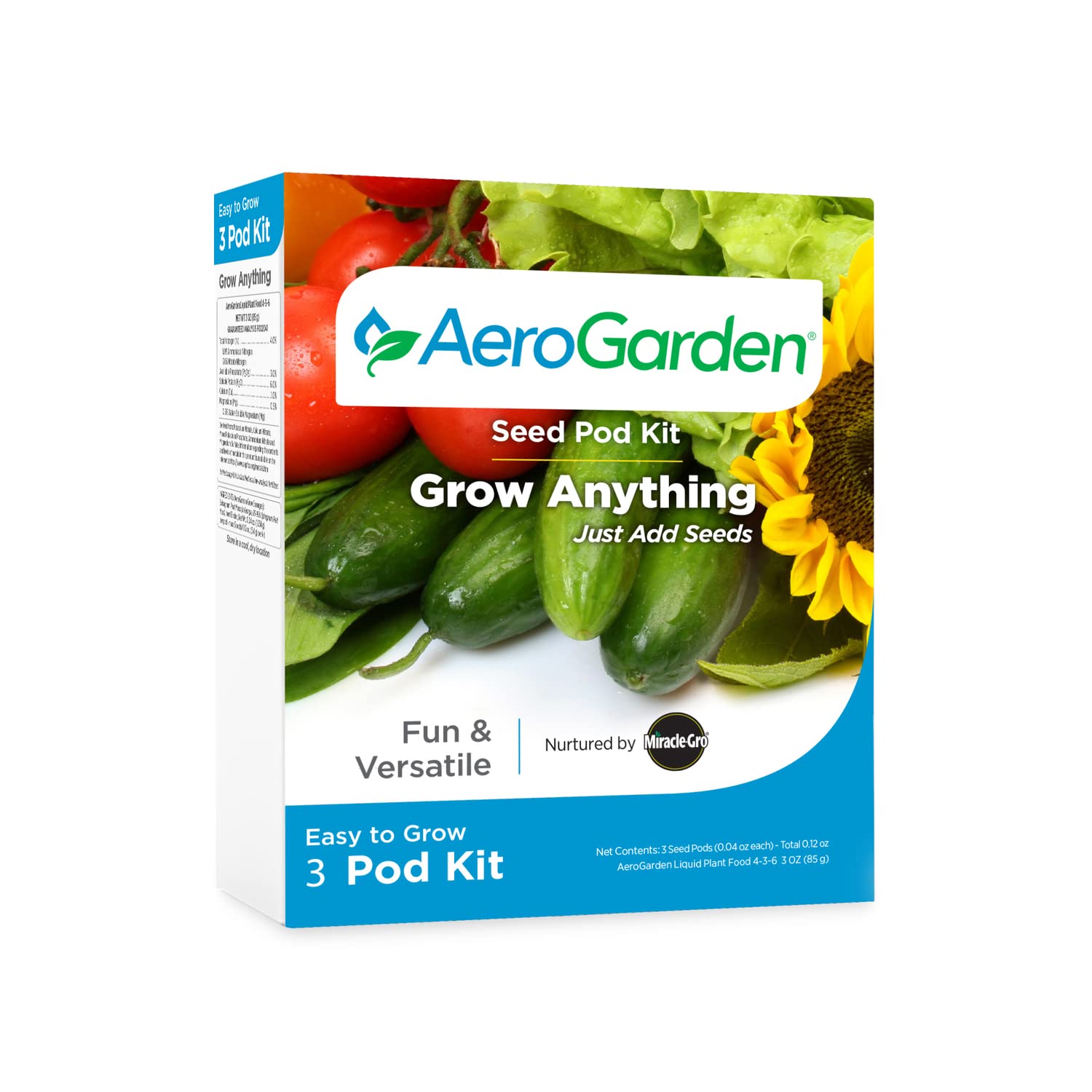 AeroGarden 800357-0208 Seed kit, 3-pod