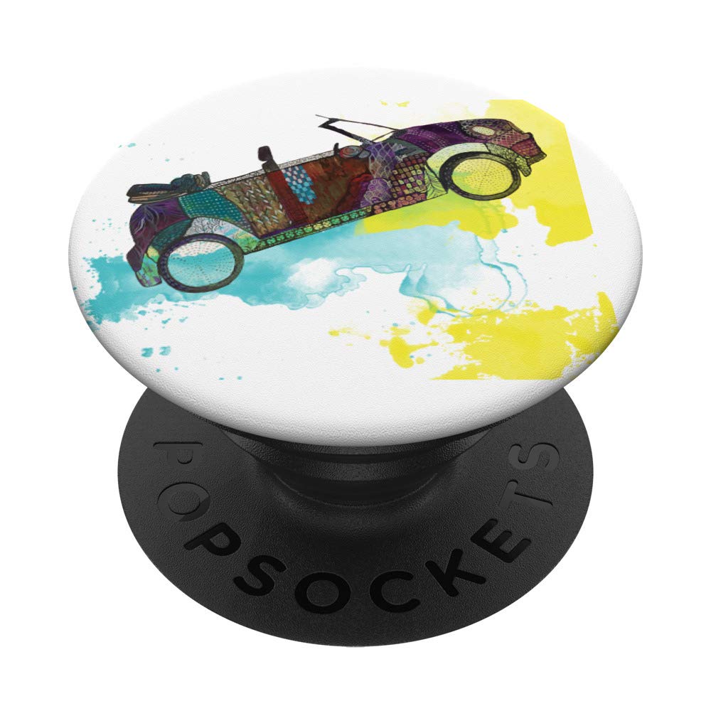 Playful tribal art PopSockets Swappable PopGrip