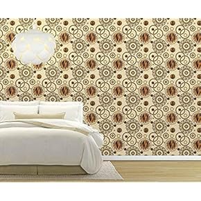 Large Wall Mural - Seamless Tiger Skin Pattern | Self-Adhesive Vinyl Wallpaper/Removable Modern Decorating Wall Art - 66"x96"