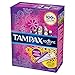 Tampax Radiant Regular Tampons with Plastic Applicator, Unscented, 16 Count (Packaging May Vary)