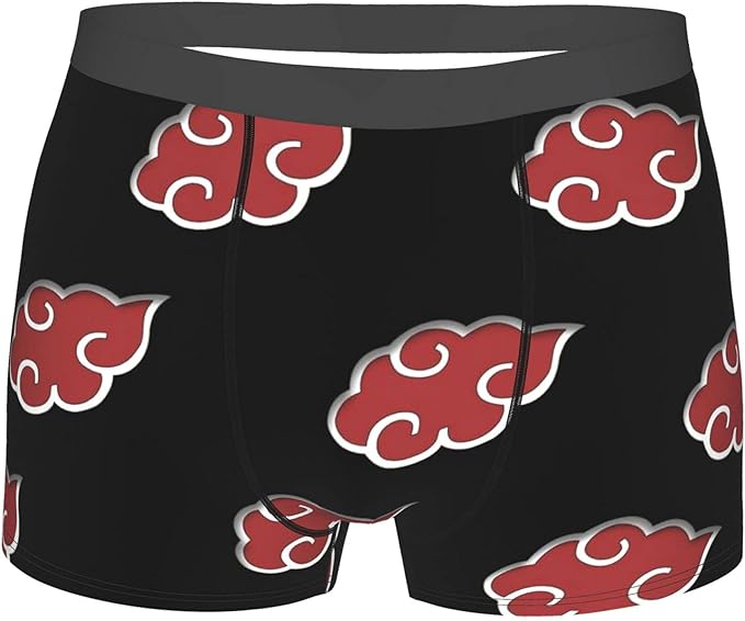 Anime Naruto Akatsuki Men Briefs Boxer Shorts SXXL Underwear Print