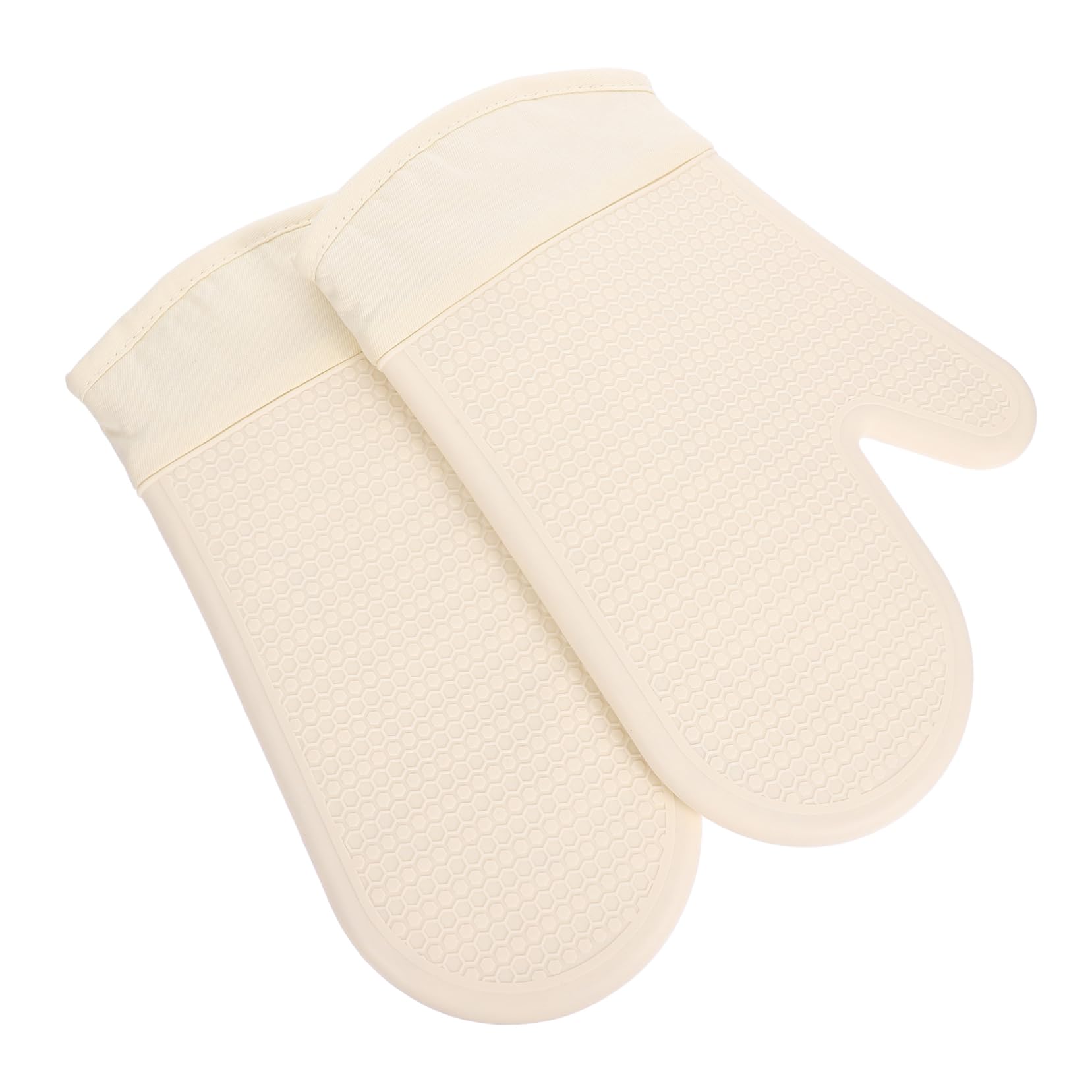 COLLBATH 1pair Oven Mitts Heat Insulated Gloves for Cooking and Baking Anti-scalding Non-slip Kitchen Gloves Lightweight Design for Home Restaurants Present Giving