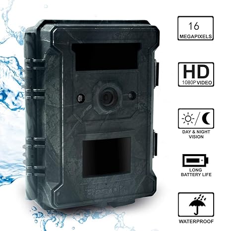 Jackeylove Wildlife Trail cámara, 16MP 1080P HD reconocimiento ...