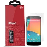 iCarez LG Google Nexus 5 [HD Anti-Glare] Premium Screen Protector [ Unique Hinge Install Method With Kits ] 3-Pack with Lifetime Replacement Warranty