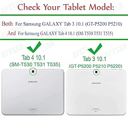 AFesar Galaxy Tab 3 10.1 Model GT-P5200 P5210 Cover