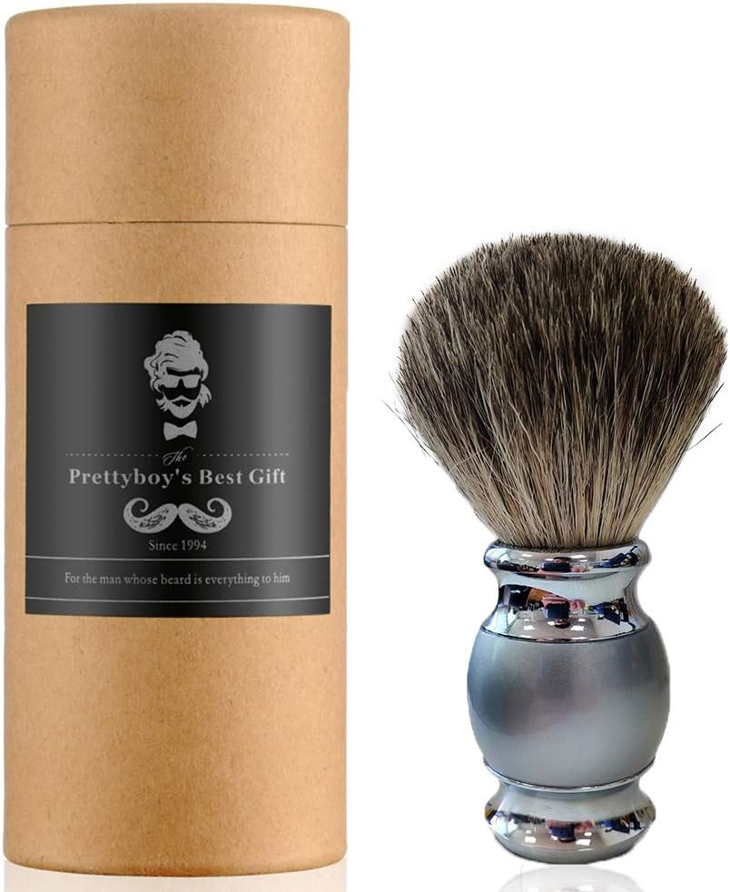 Shaving Brush By Apollo, 100% Best Silvertip Badger Bristle with Chrome Handle Will Fit the Apollo Stand and Is a Great Addition to Your Vet Shaving Set/kit. Works up a Great Lather From Your Soap/ Cream/ Butter to Ensure a Great Shave with Your Double Edge Safety Razor. Great Gift Idea in Addition to a Shaving Bowl/ Mug/ Stand or Razor.