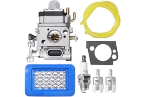 UOIENRT WLA-1 Carburetor Tune Up Kit for Echo PB-500T PB-500H PB-500 EB508RT EB-508RT PB500 PB500H PB500T Blower, Air Filter/Fuel Line/Spark Plug/Gasket