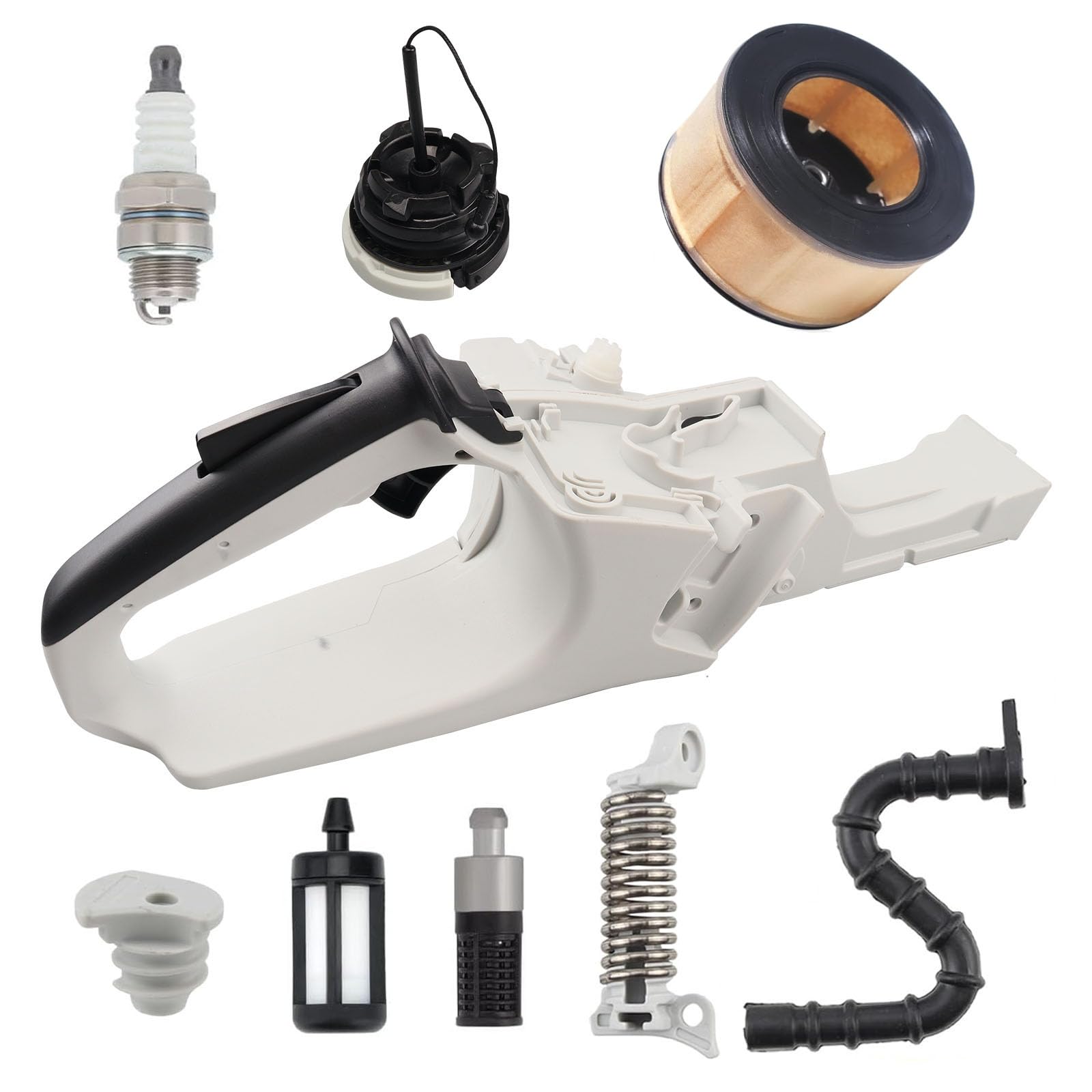 Photo 1 of 1141 791 1000 Fuel Tank Rear Handle Assembly Plastic Handle for MS261 Chainsaw MS271 MS271C MS291 MS291C