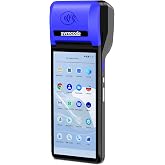 symcode POS PDA Mobile POS Machine Terminal Thermal Receipt Printer 5.99" High Resolution and Clear Touch Screen Handheld PDA Printer Android 8.1 OS Built-in Google Play and NFC