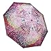 Galleria-Monet's Garden Auto-Open/Close Large Portable Rain Folding Umbrella