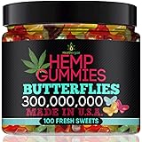 Healthergize Hemp Gummies Premium-Delicious Butterflies Hеmp Gummy Bears-Fresh Fruity Flavors-Natural Hemp Candy Peace And Re