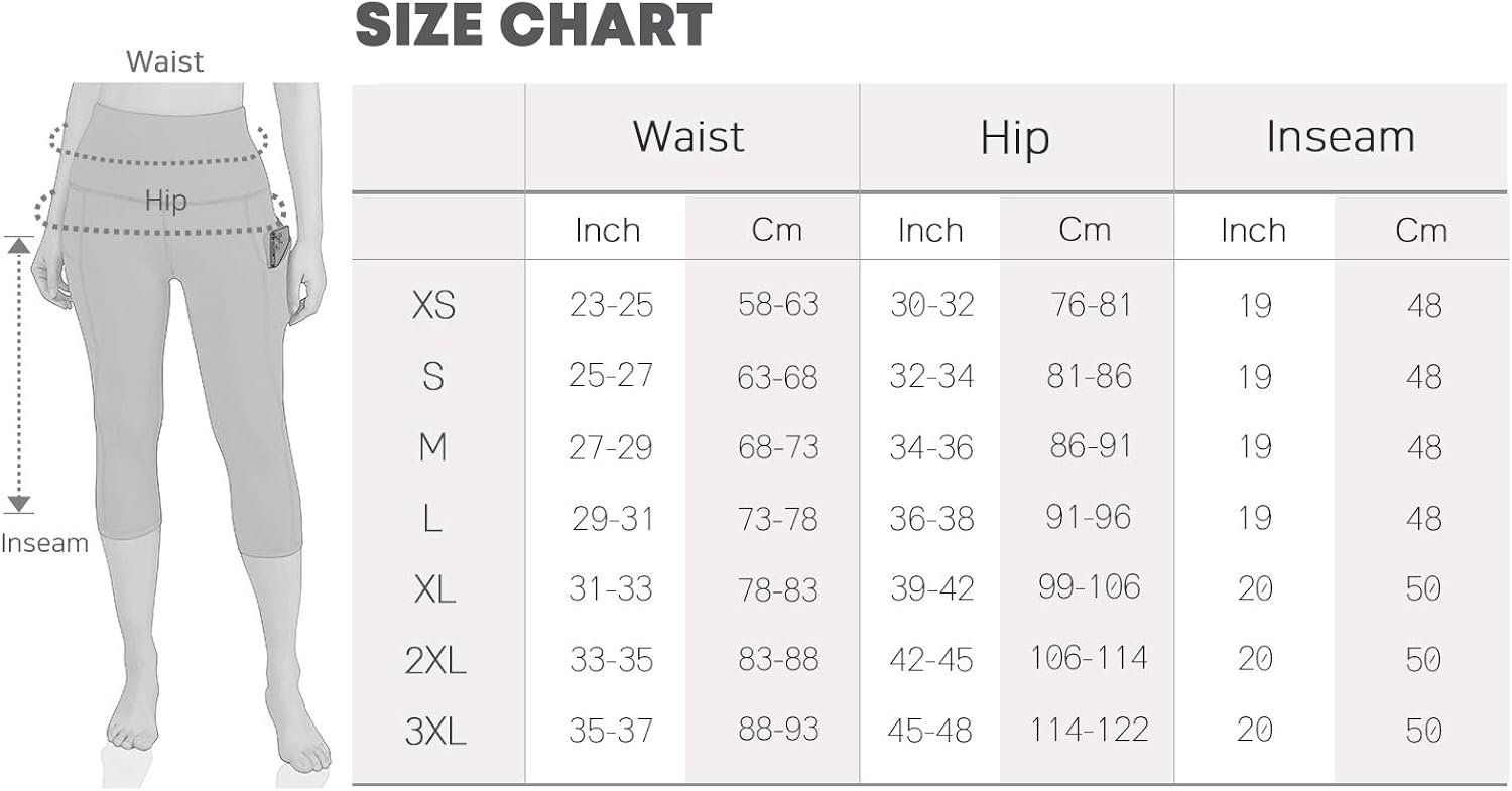 ODODOS Out Pocket High Waist Yoga Pants,Tummy Control,Pocket Workout Yoga Pant: Clothing