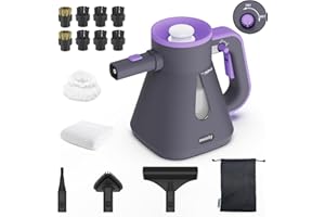 awasky Steam Cleaner Handheld for Grout and Car, And More. Grey