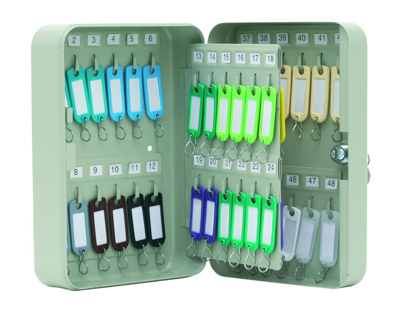 Q-Connect 48-Key Cabinet Pearl - Grey