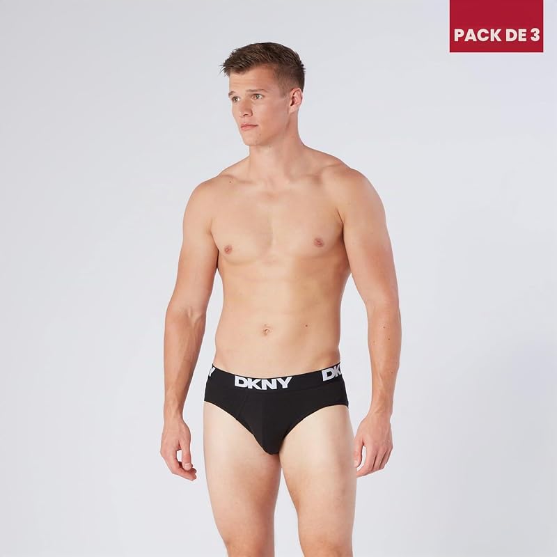 Kelso, Calzoncillo para Hombre, (Pack de 3), Negro, S