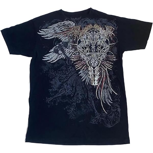 Xtreme Couture Rebel Saint Men's T-Shirt | Affliction Dark Death Biker Graphic Tee