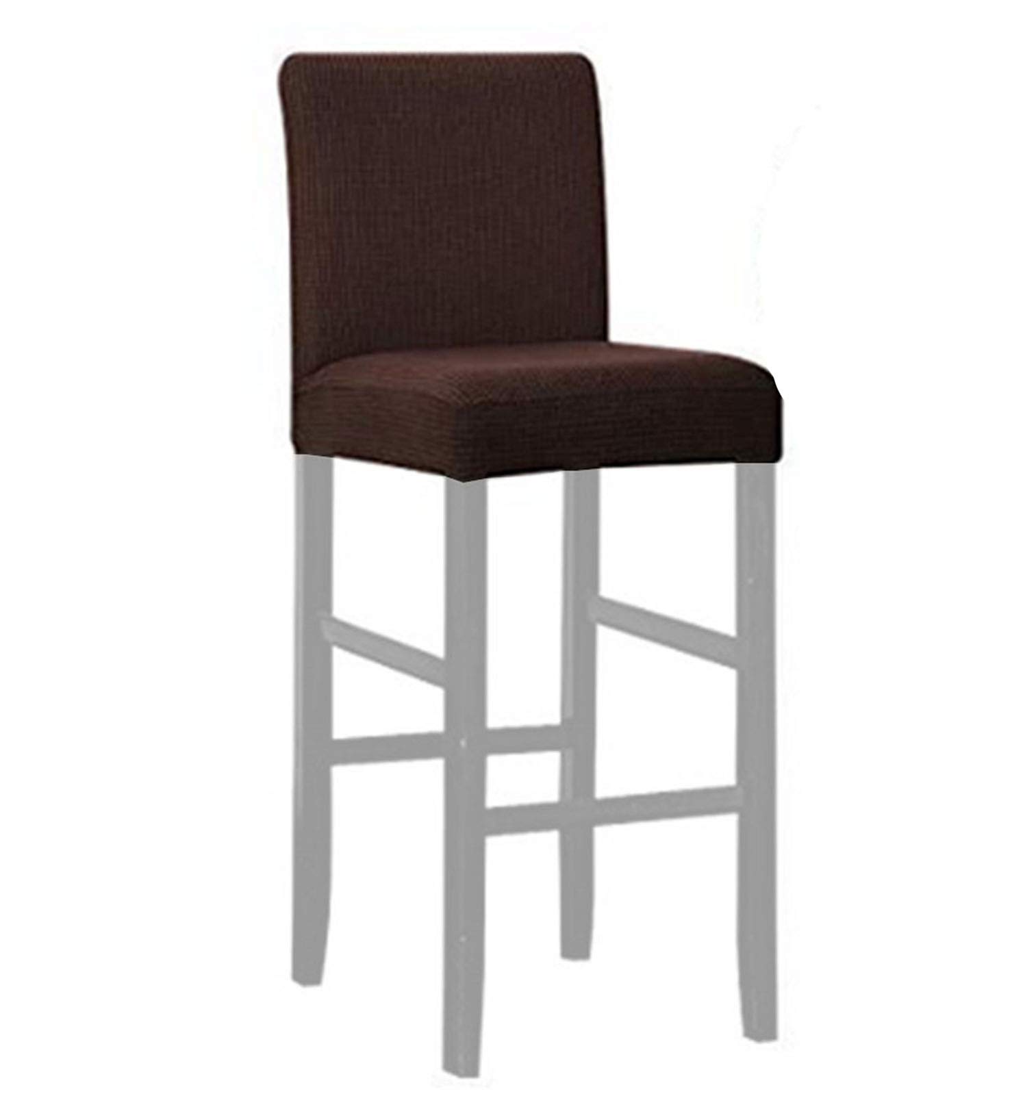 Zerci Breakfast Chair Cover Slipcover, Counter Stool Covers, Dining Room Kitchen Bar Stool Cafe Furniture Chair Seat Cover(Only Chair Cover, No Chair)