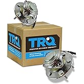 TRQ Front Left and Right Wheel Bearing and Hub Assembly 2 Piece Set for Rear Wheel Drive Models ONLY Compatible with 2007-2013 Chevrolet Silverado/Sierra 1500 2WD 2007-2014 Tahoe/Yukon/Suburban 2WD