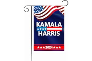 PERFAMI Kamala Harris 2024 Flag - Kamala Harris for President Flag Harris Waltz Flags Yard Sign Garden Flag 12x18 Inch Double Sided Indoor Outdoor Home Decor
