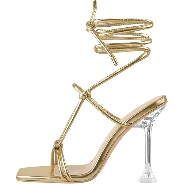 Ankle Strap Gold Goddess Heels Tao Paris Venus Gold Embellished
