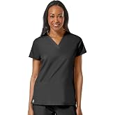 Maevn EON V-Neck Pocket Scrub Top, Soft Scrub Shirts for Women, Coolmax Technology, Wrinkle-Resistant, Quick-Dry