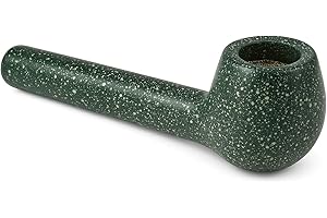 HIREDIT Decent Tobacco Pipe Collectable Gift for husband, father and boyfriend Mini Smoking (Green, Mini Pipe)