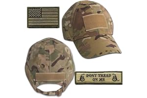 Gadsden and Culpeper Operator Cap Bundle - w USA/Dont Tread Patches