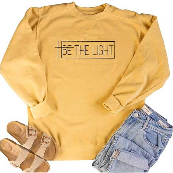 be the light sweatshirt yellow